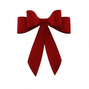 FIOCCO METALLO 80X24,5 H101,5 CM -red