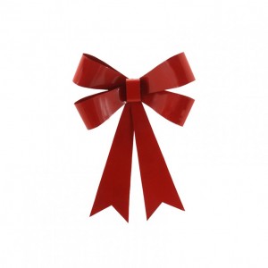 FIOCCO METALLO 36,5X8,5 H52,5 CM -red