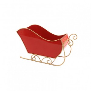 SLITTA METALLO 38X15 H21,5 CM -red