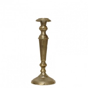 CANDELABRO ALLUM. RIGATO H33 - raw gold