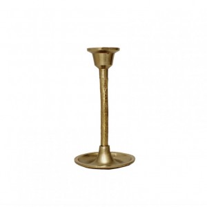 CANDELABRO ALUMINIO GOLD H20CM