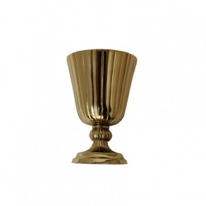 GOLD PLATED ALUMINUM CUP H12CM