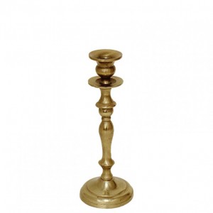 CANDELABRO ALLUMINIO H27 - raw gold