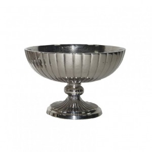 SILVER ALUMINUM RIM CUP DM18H12CM