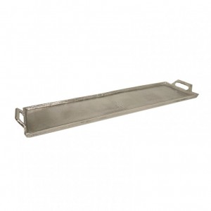 VASSOIO ALLUMINIO 20X73cm - nickel