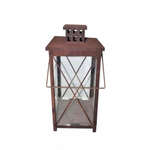 LANTERN MET.33XH70CM - rust