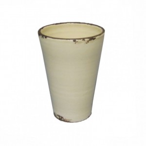 VASO CERAMICA 20X14CM -crema