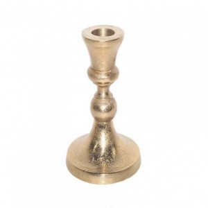 CANDELABRO ALLUM. H18-raw gold G-4871M