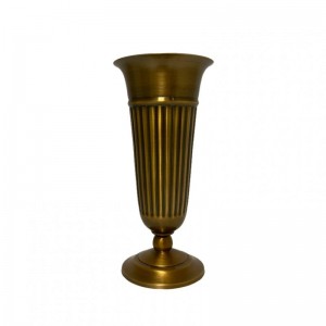 VASO D9,5 H20,5 - raw gold