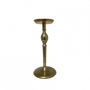 CANDELABRO ALLUMINIO H33 - raw gold