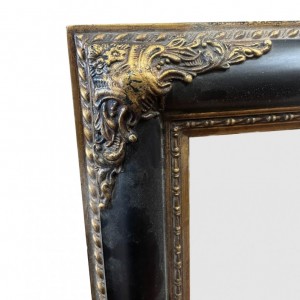 SPECCHIO est.H137X77/int.H119X58CM oro/n