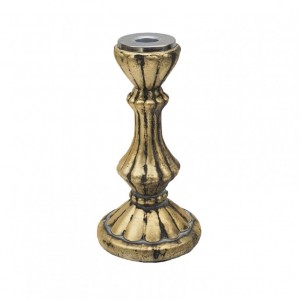 CANDELABRO mercuryd10,5 h21-antique gold