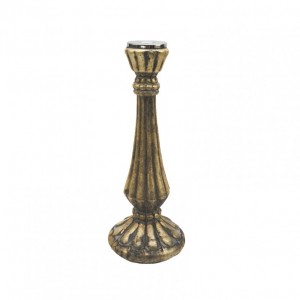 CANDELABRO mercury d11,5h30,5 -ant gold