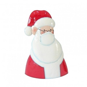 BABBO NATALE METALLO 38X14 H56 CM