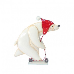 ORSO METALLO 48X11 H49,5 CM