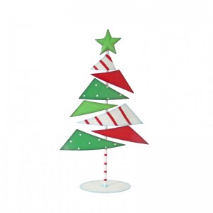 ALBERO METALLO 42,5X13 H75 CM -green/red