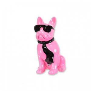 BULLDOG RESINA C/OCCHIALI H40 - pink