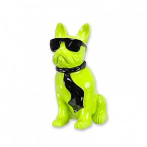 BULLDOG RESINA C/OCCHIALI H40 - green