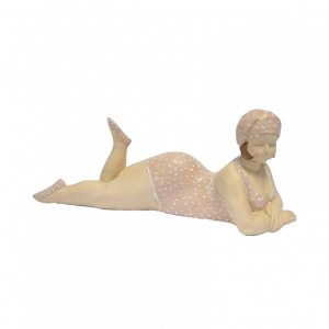 STATUA DONNA costume RES.38xH15cm