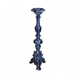 CANDELABRO ALL. 16X16XH52 cm - blue