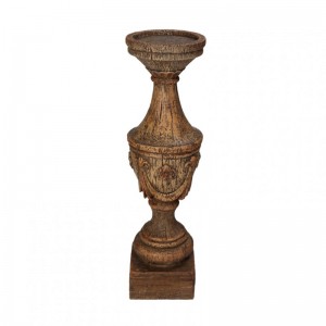 CANDELABRO POLIRESINA 10XH36,8 - brown