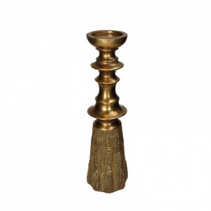 CANDELABRO NAPPA RES. 12X12XH45,5cm-gold