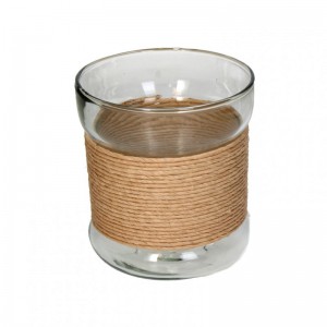 PORTACANDELA VETRO 15X15X16cm