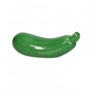 ZUCCHINA CERAMICA 17X6X7cm - verde