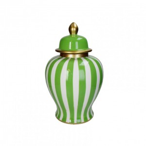 VASO PORCELLANA D28 H45cm - verde