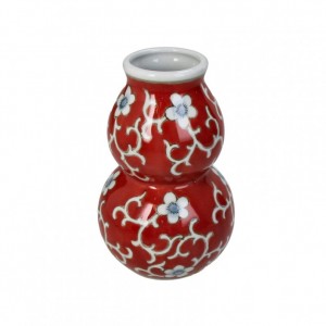 VASO PORCELLANA 10XH16cm - red