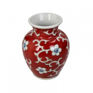 VASO PORCELLANA 9,5XH12cm - red