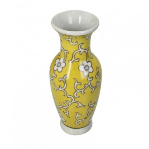 VASO PORCELLANA 8XH18,5 - yellow