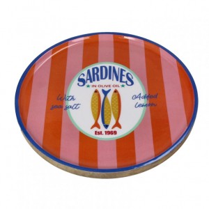 PIATTO LEGNO MANGO Sardines D30-multi