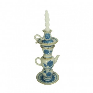 CANDELABRO PORC. TEIERA 15,2X14,8X33,5cm