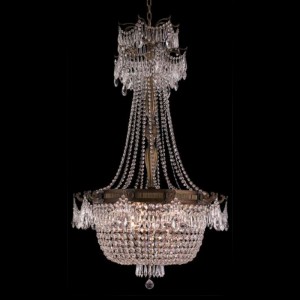 LAMPADARIO 10L-Kg18 D76 H128CM antiq.bra