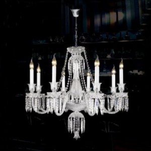 LAMPADARIO 8L-Kg 12 D80 H80 - crome