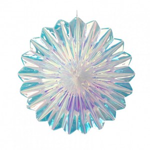 FIOCCO NEVE PLAST.DA APP.D45CM-iridescen