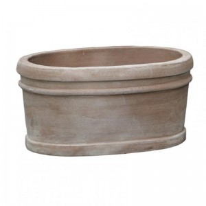 VASO TERRACOTTA OVALE 31X18 H15cm