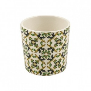 VASO MAIOLICA D7 H7 cm - verde