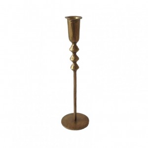 CANDELABRO FERRO D8 H29 - brass antique