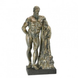 HERCULES statue RESIN 16X26XH52cm