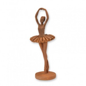 BALLERINA RESINA H30cm - ruggine