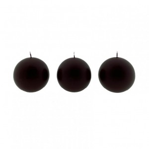 CANDELE SFERA mm60 pz12- nero