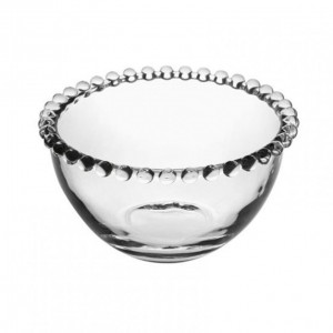 COPPETTA VETRO BORDO MARBLE D13,5 H7,2cm
