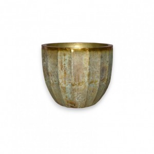 VASO ALLUMINIO 52XH44,5 - patina brass