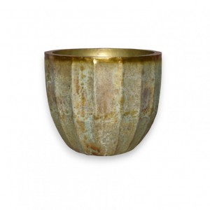 VASO ALLUMINIO 71,5XH59 - patina brass