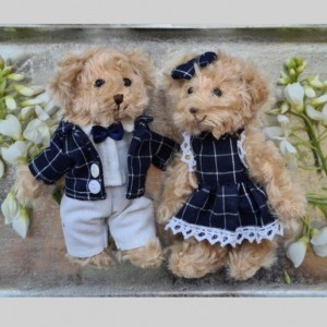 ORSO VESTITO BLU H15 NETTO/outlet