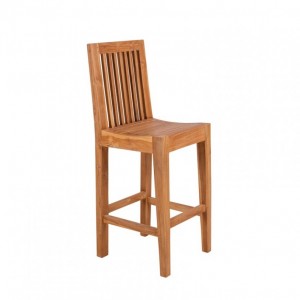 SGABELLO TEAK Byon 45X43,5 H120cm -natur