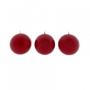 SPHERE CANDLE MM100 PZ 6 - red