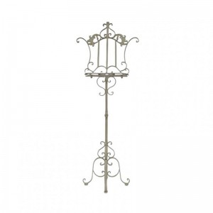 LEGGIO FERRO H160 CM - bianco